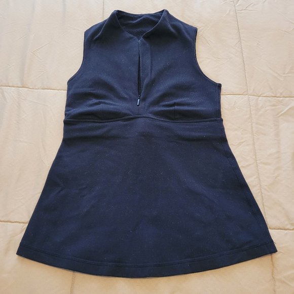 Lululemon HALF-ZIP MESH TANK TOP - Picture 1 of 7